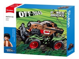 Sluban Power Bricks Natahovací Oranžovo černý závodní Off-road